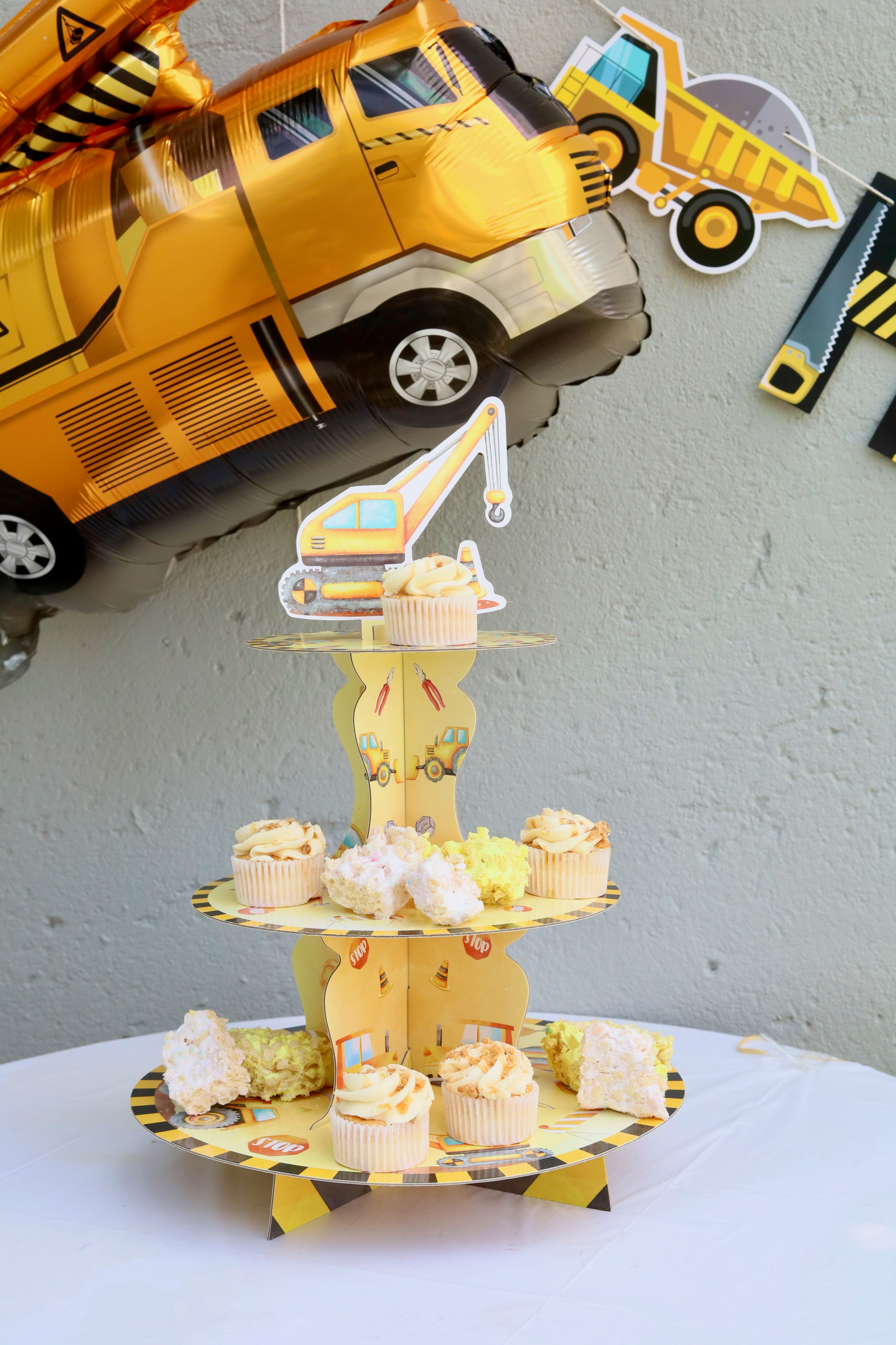 Construction Party Cake Stand