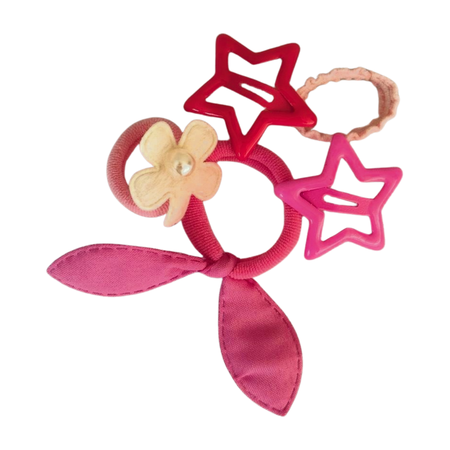 Random Pink Hair Accessories